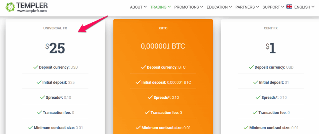 Universal FX Account
