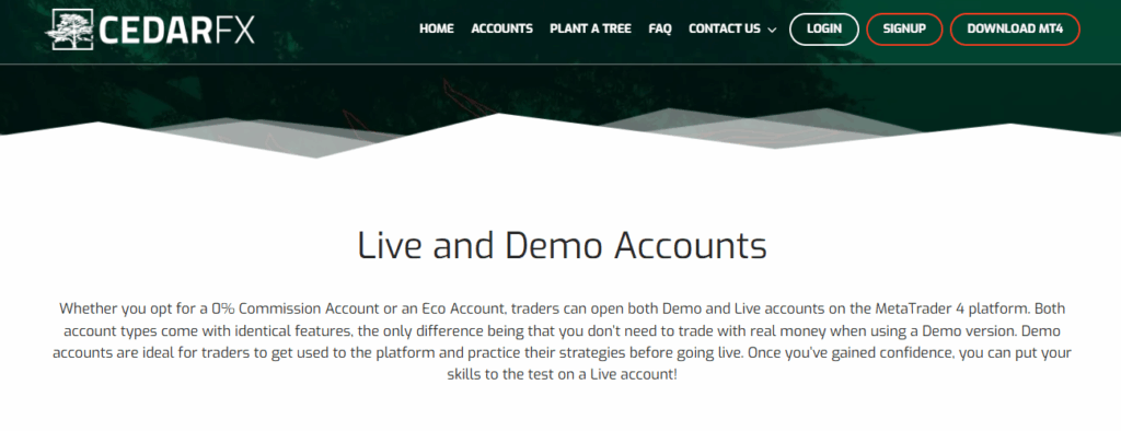 Unlimited Demo Account