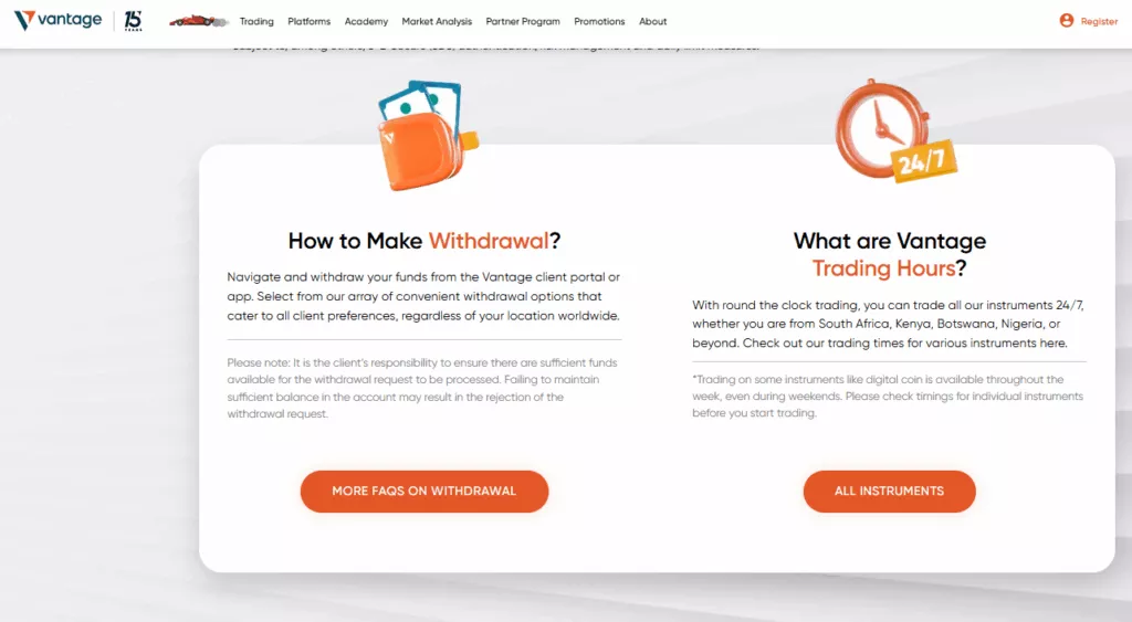 Vantage Best BPay Forex Brokers