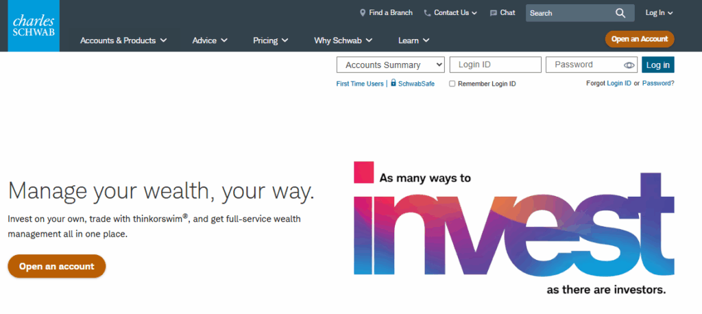 Charles Schwab FINRA Regulated