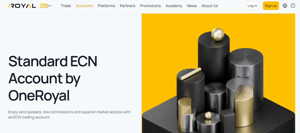 OneRoyal ECN Account