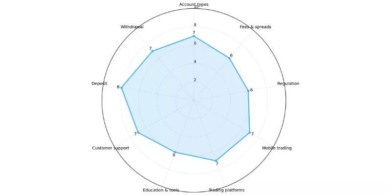 ForexMart Spider Chart