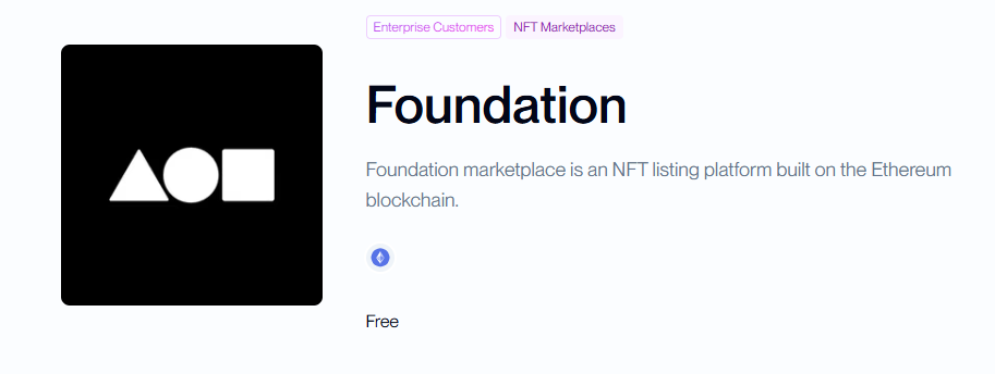 Foundation NFT Cryptocurrency