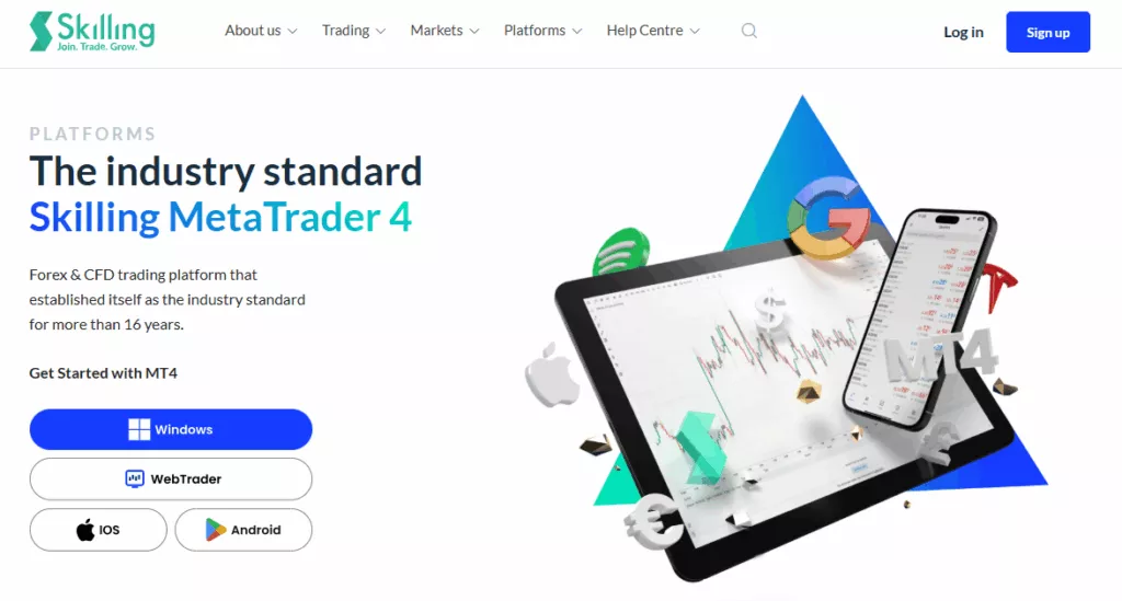 Skilling MetaTrader 4 (MT4)