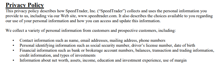 &nbsp;SpeedTrader Safety and Security