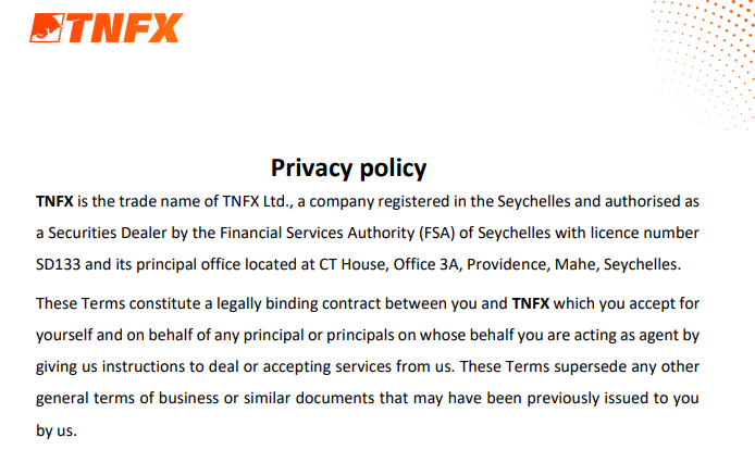 TNFX Safety and Security