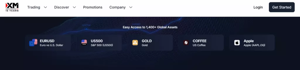 XM Lowest Gold Spread