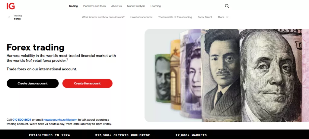 IG Forex Market Making Brokers