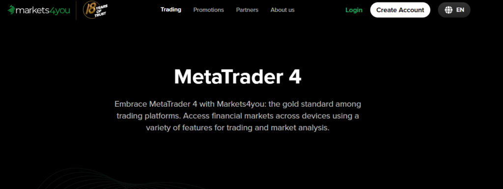 MetaTrader 4 (MT4)