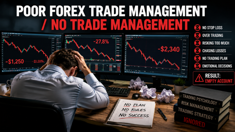 Poor Forex trade management / no trade management