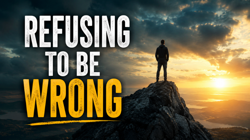 Refusing to Be Wrong