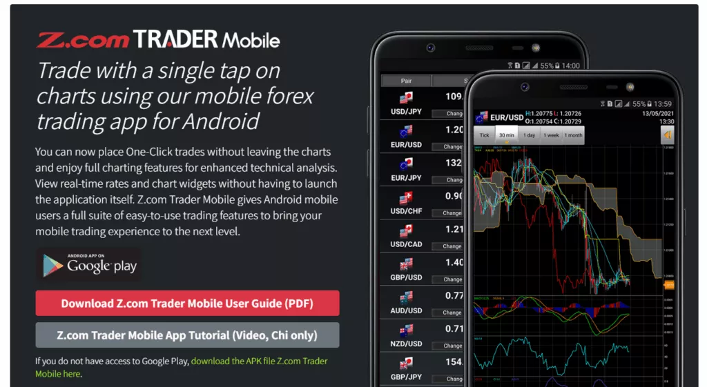 Z.com Trader Mobile (Android)