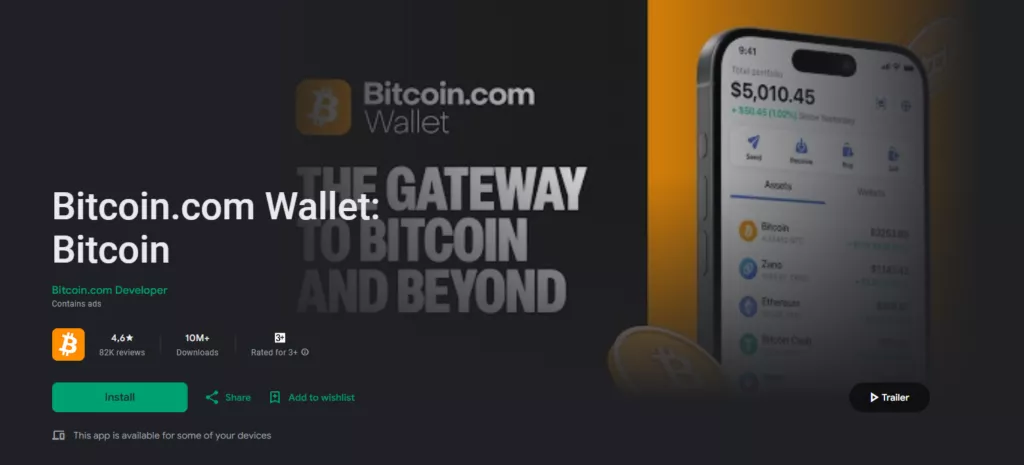 Bitcoin BEP2 mobile app