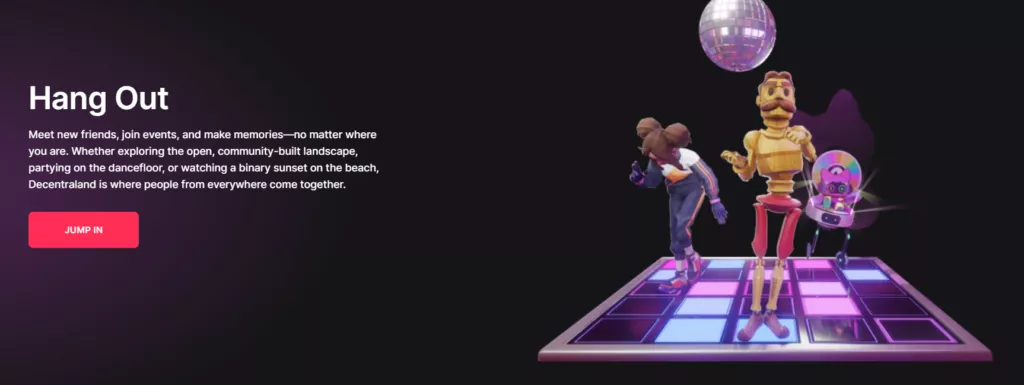 Decentraland Hang Out