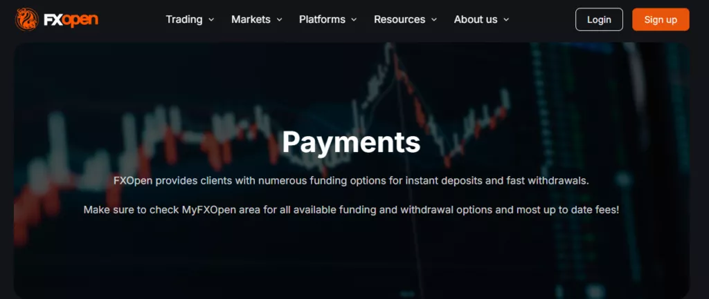 FXOpen Deposit and Withdrawal