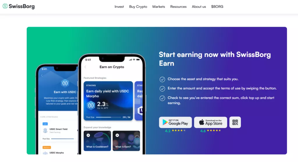 How to buy /sign up and use SwissBorg - step by step