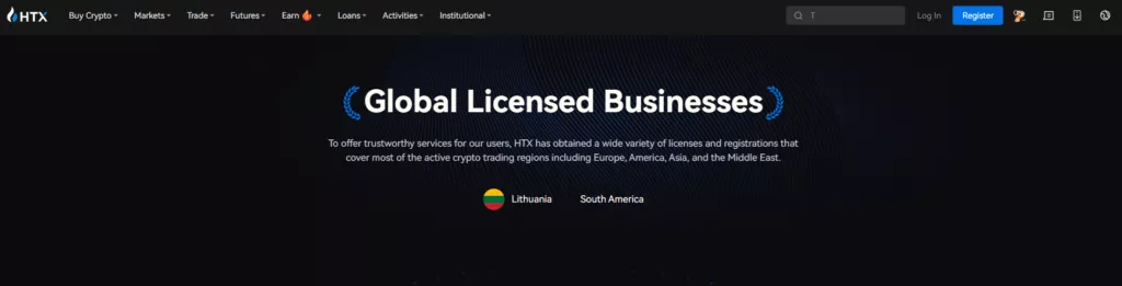 Huobi Token Licence and Regulation