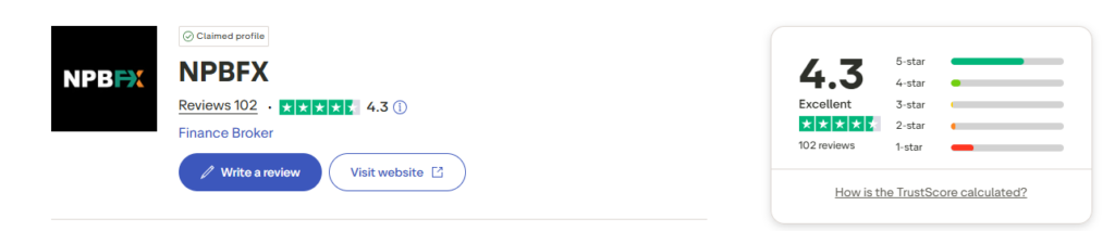 NPBFX customer reviews