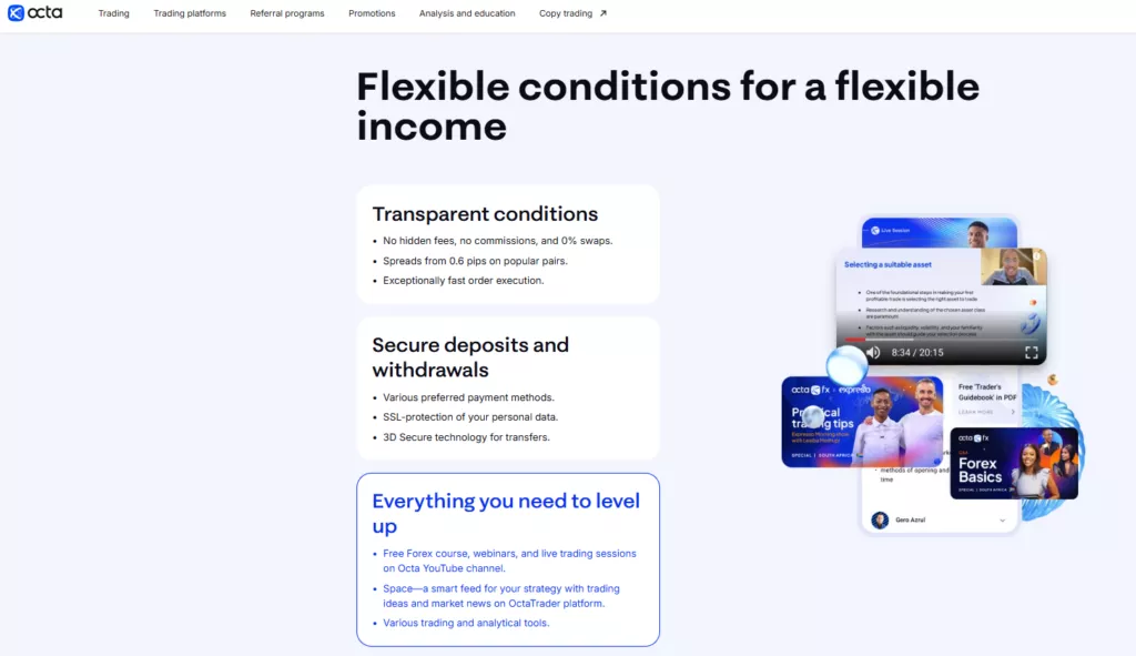 Overview of&nbsp; Octa vs Exness