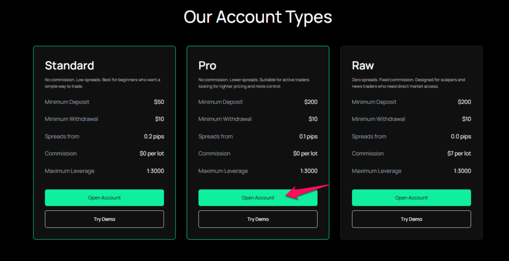 Pro Account