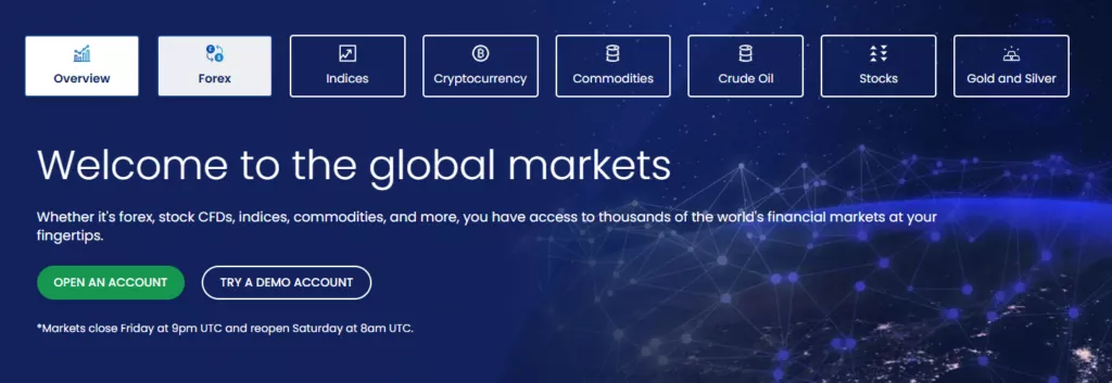 Tradable Markets & Instruments Forex.com vs Oanda
