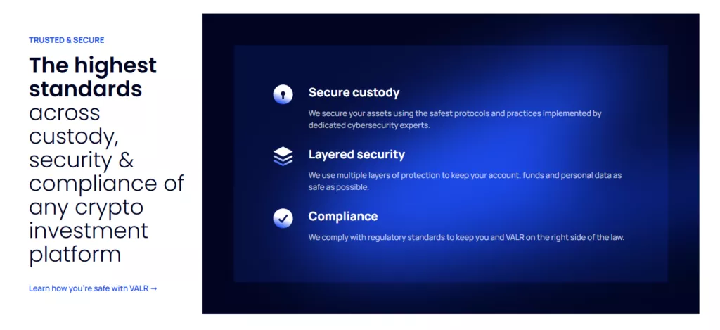 &nbsp;VALR Licence and Regulation
