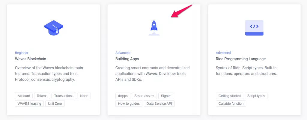 Waves building apps