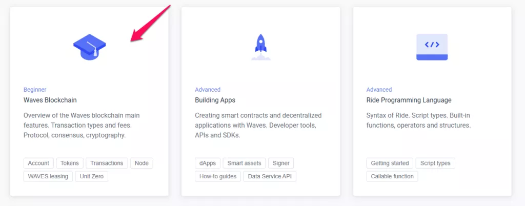 Waves features and assets offered