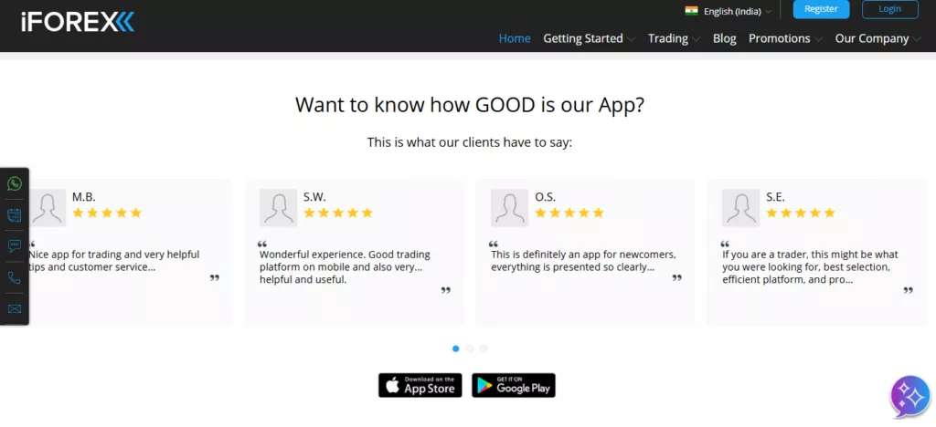 iFOREX Customer Reviews