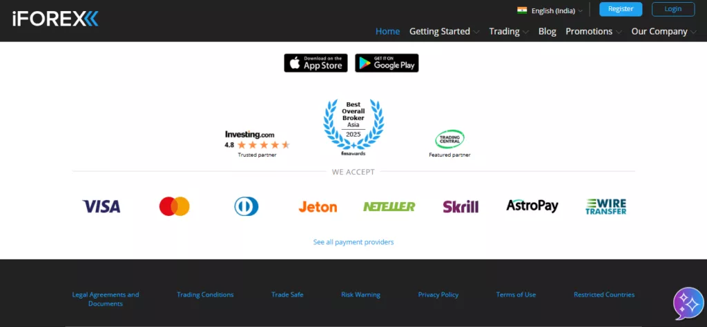 iFOREX Deposit and Withdrawal