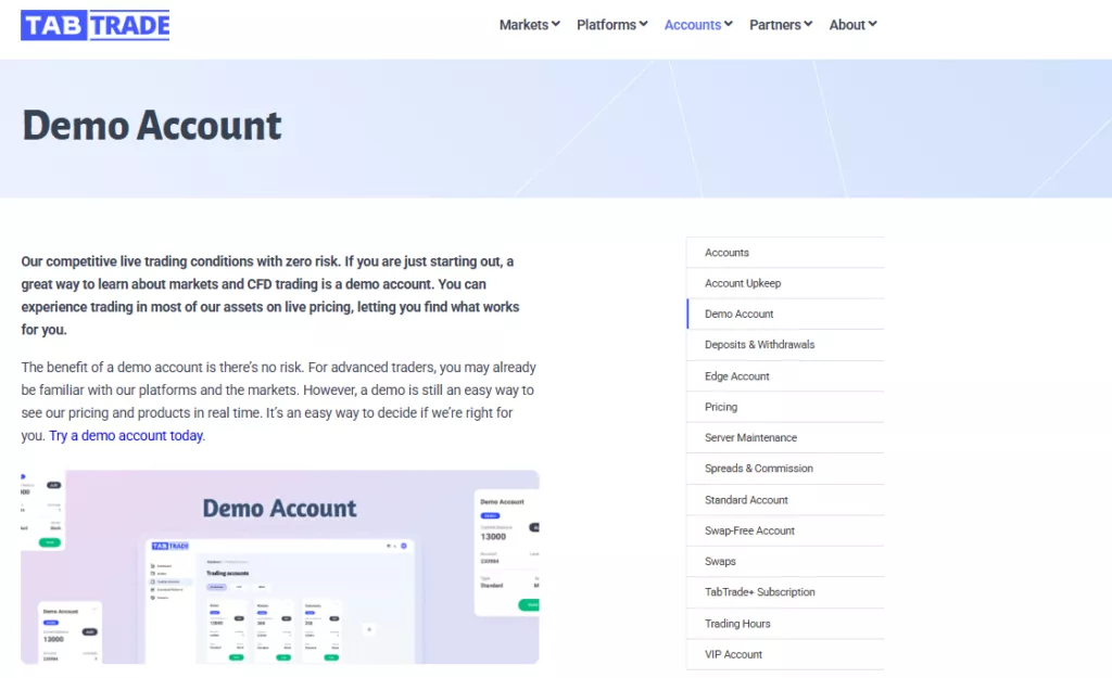 Demo Account