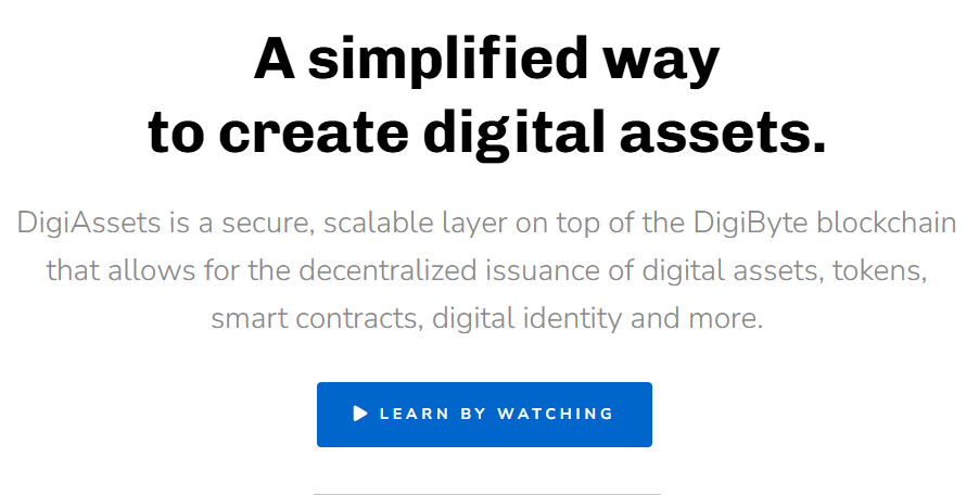 DigiAssets and Tokenization