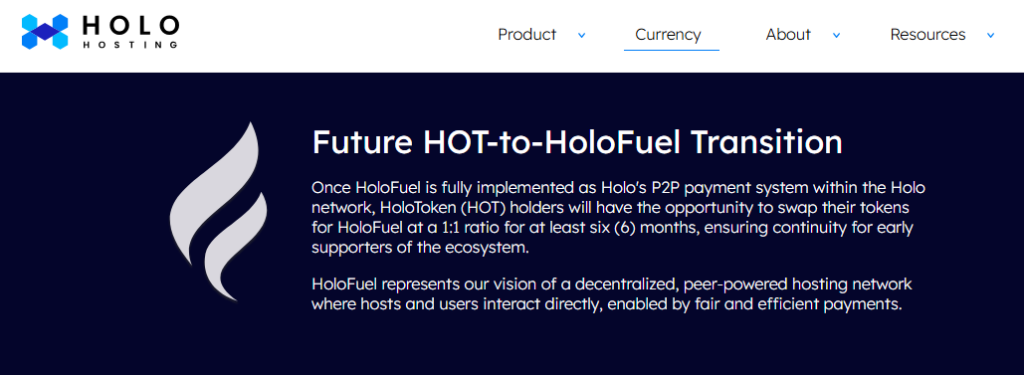 Future HOT-to-HoloFuel Transition &mdash; Key Points