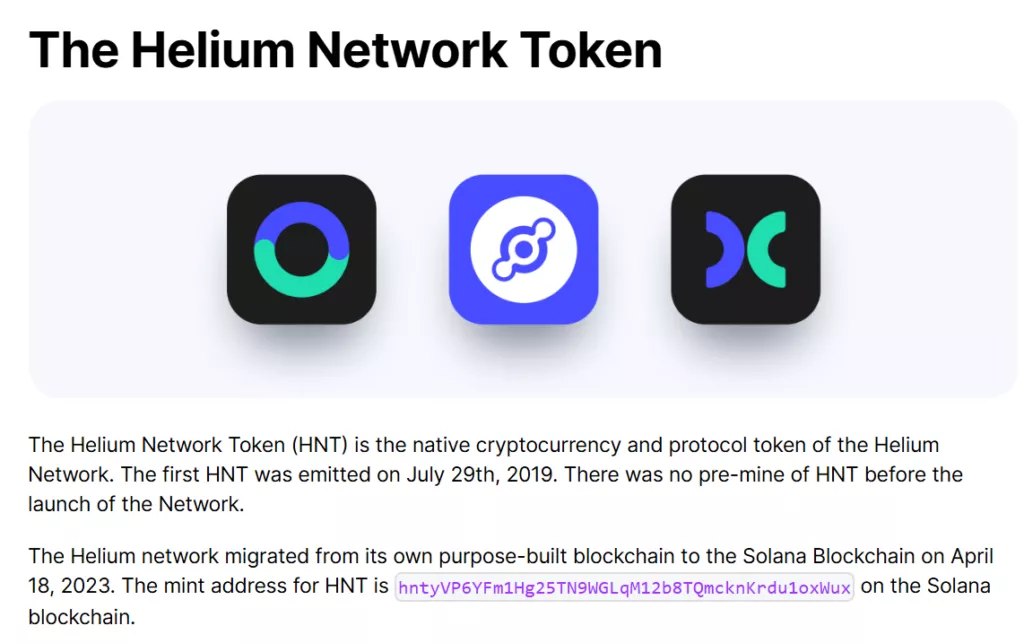 Helium Tokenomics Helium Tokenomics