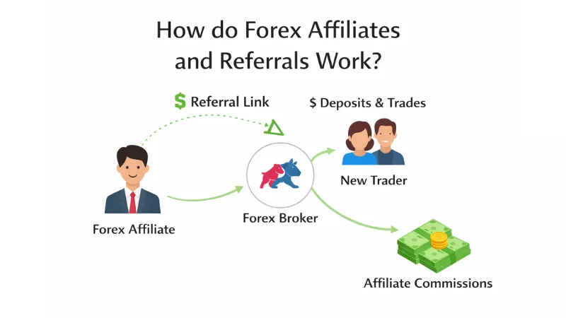 How Do Forex Affiliates and Referrals Work Rebates