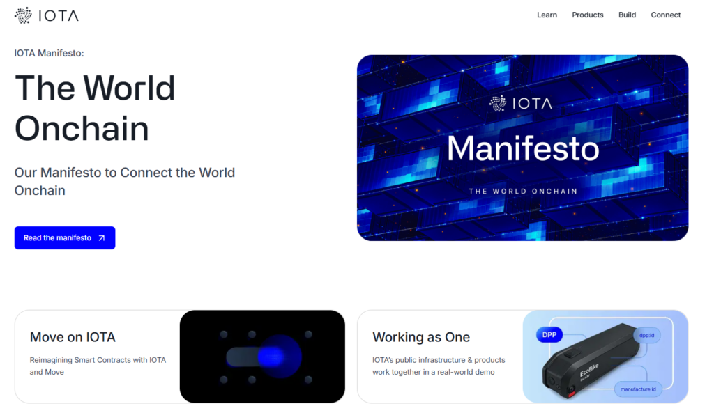 IOTA Manifesto – The World Onchain IOTA Manifesto – The World Onchain