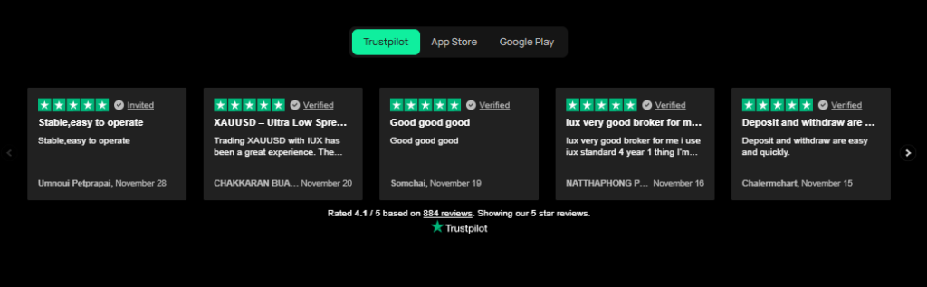 IUX Customer Reviews