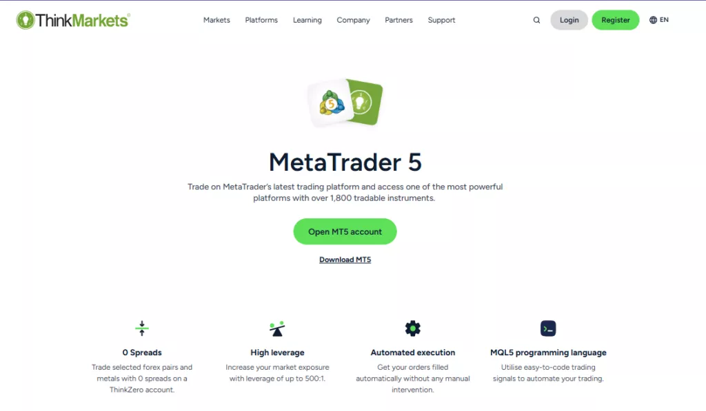 MetaTrader 5 (MT5)