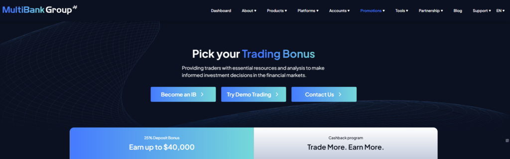 MultiBank TradFi Bonuses