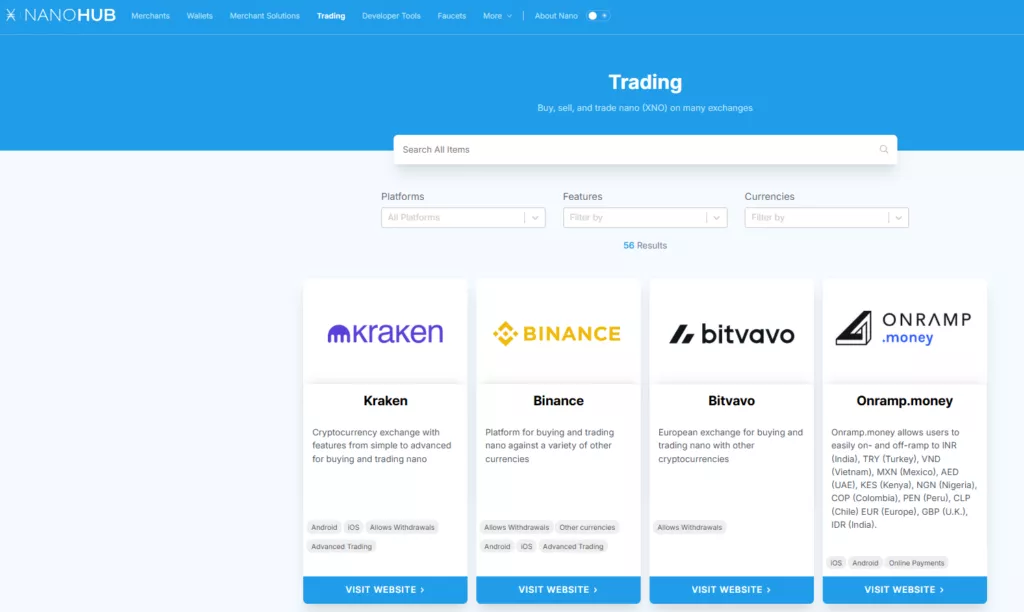 Nano Trading Ecosystem