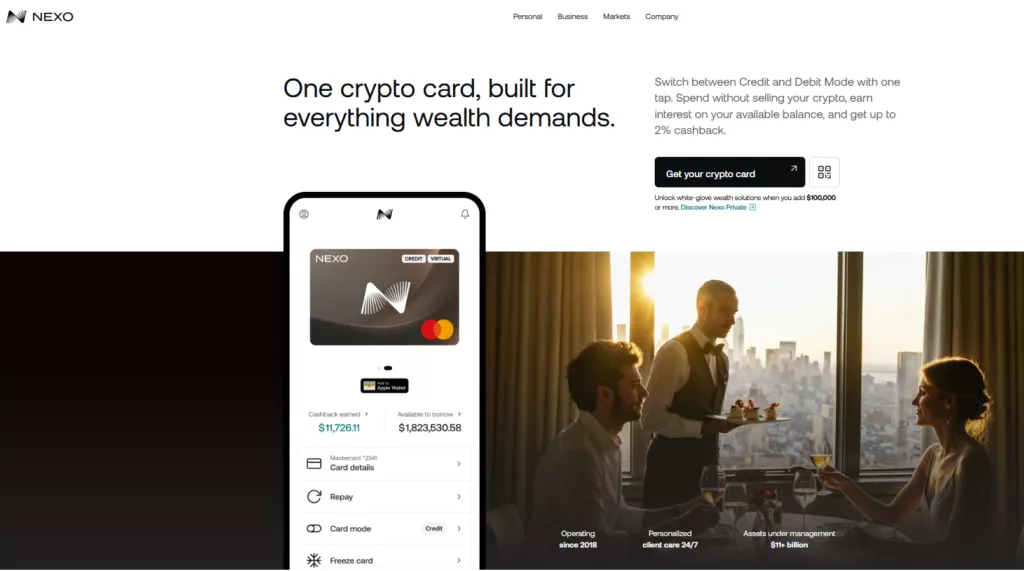 Overview &ndash; Nexo Wallet & Crypto Card