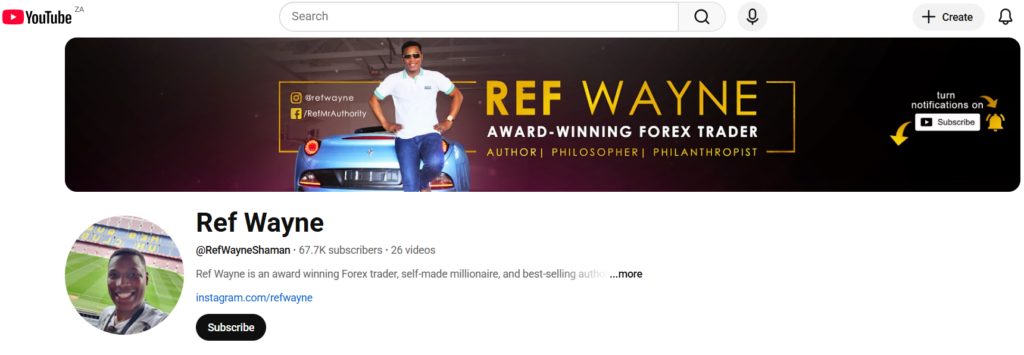 Ref Wayne YouTube