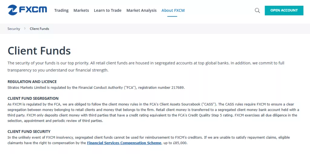 Regulation & Safety FXCM vs Oanda