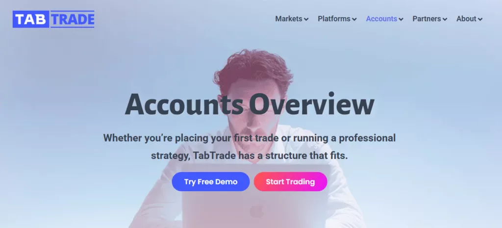 TabTrade Account Types and Features
