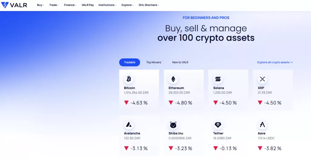 VALR Wallet