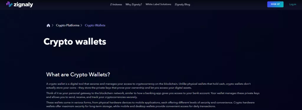 Zignaly Wallet
