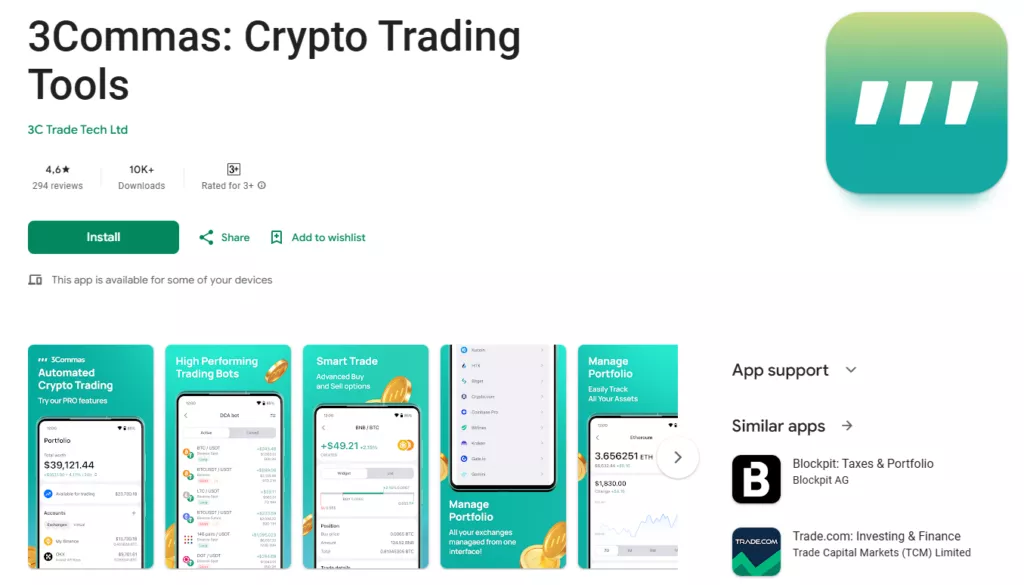 3Commas Mobile App