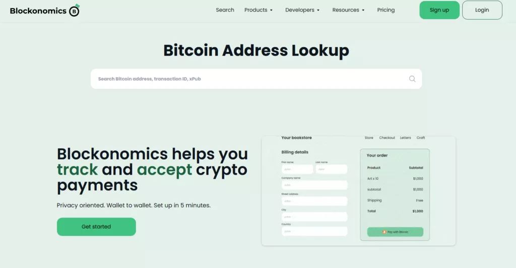 Blockonomics