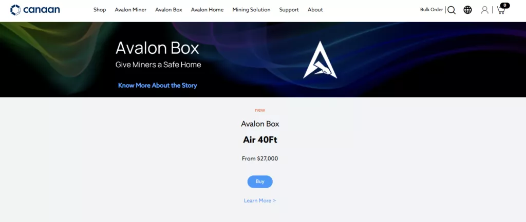 Canaan Avalon Bitcoin Mining