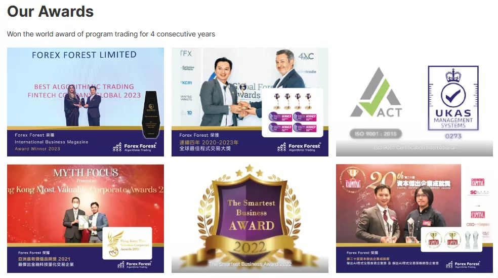 Forex Forest Awards